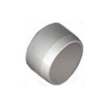 Circo Innovations Schedule 40 Pvc Cap Fitting, 2Dia., White, PK20 166-U